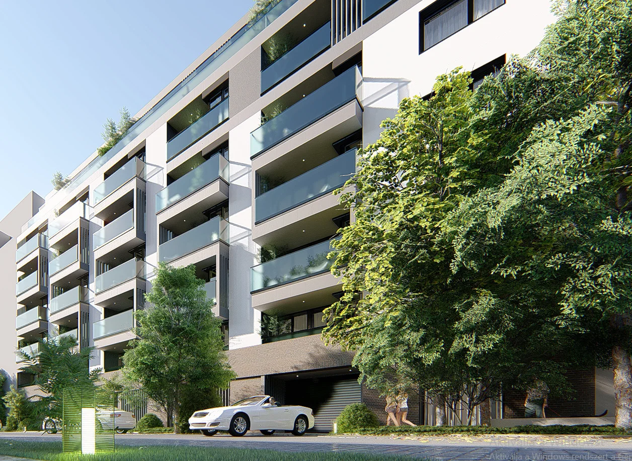 City Garden utcai homlokzat