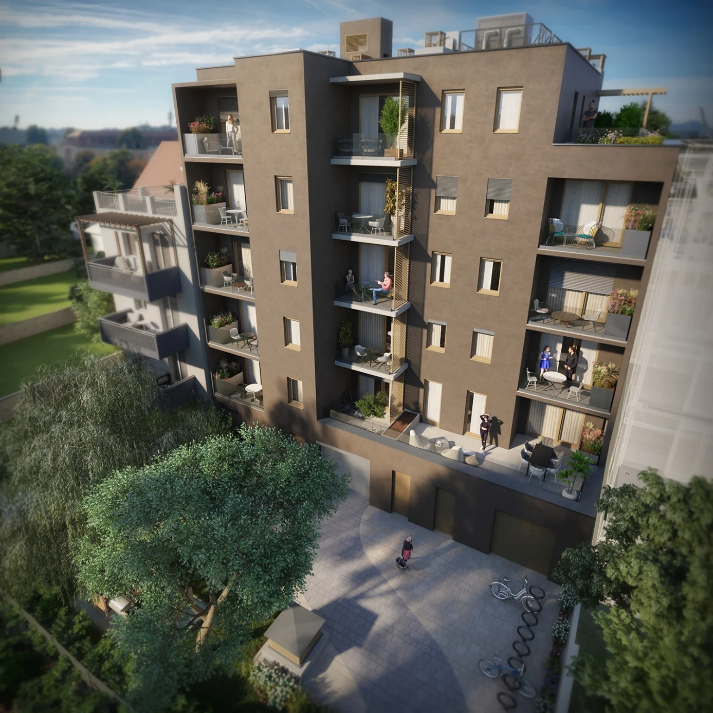 Aura Garden madártávlat